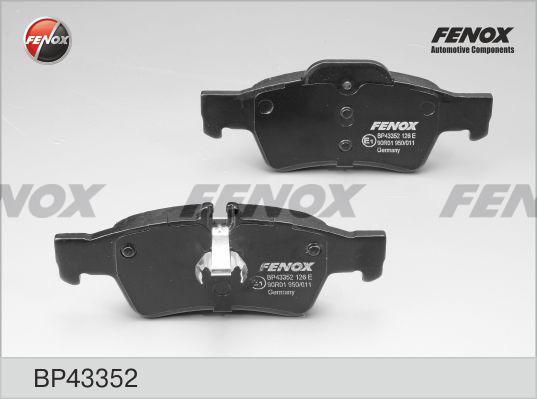 Колодки тормозные MB C-Class (W203) 04-, E-Class (W211, 212) 02- задние \ FENOX BP43352