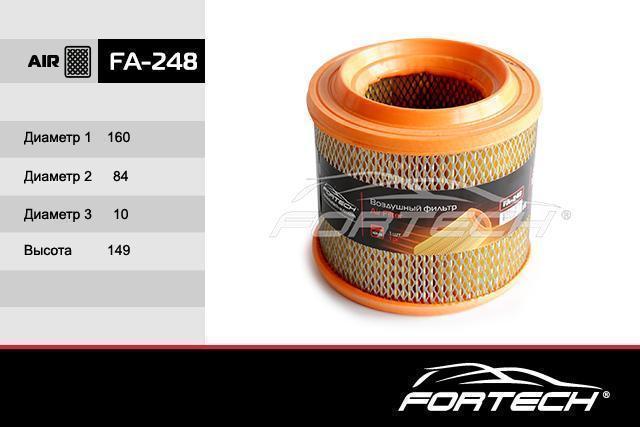Фильтр воздушный УАЗ 3741, 31512 инжектор FORTECH