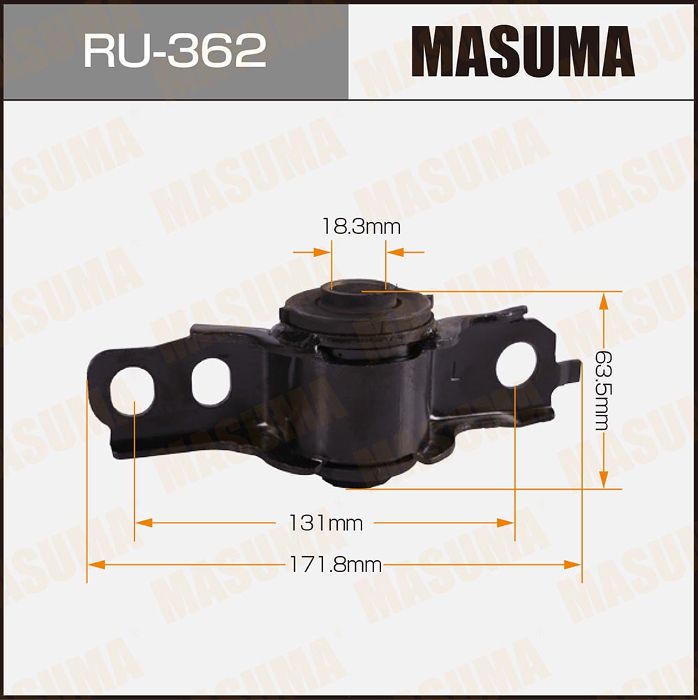 Сайлентблок Mazda Familia (BH) 94- рычага переднего задний Masuma левый