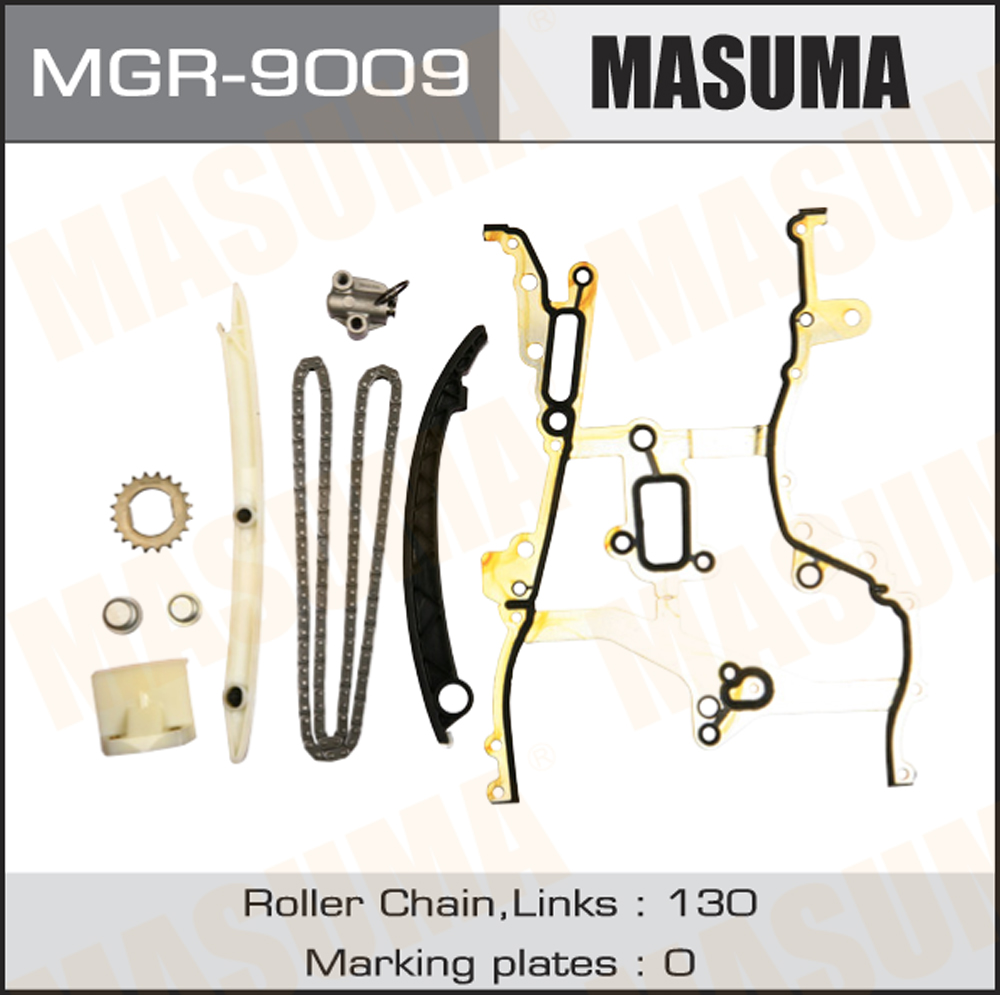 Комплект цепи ГРМ Opel Astra H, J 04-15 (X12XE, Z12XE, Z14XE, X14XE, A14XE, A12XE, A14NE) Masuma