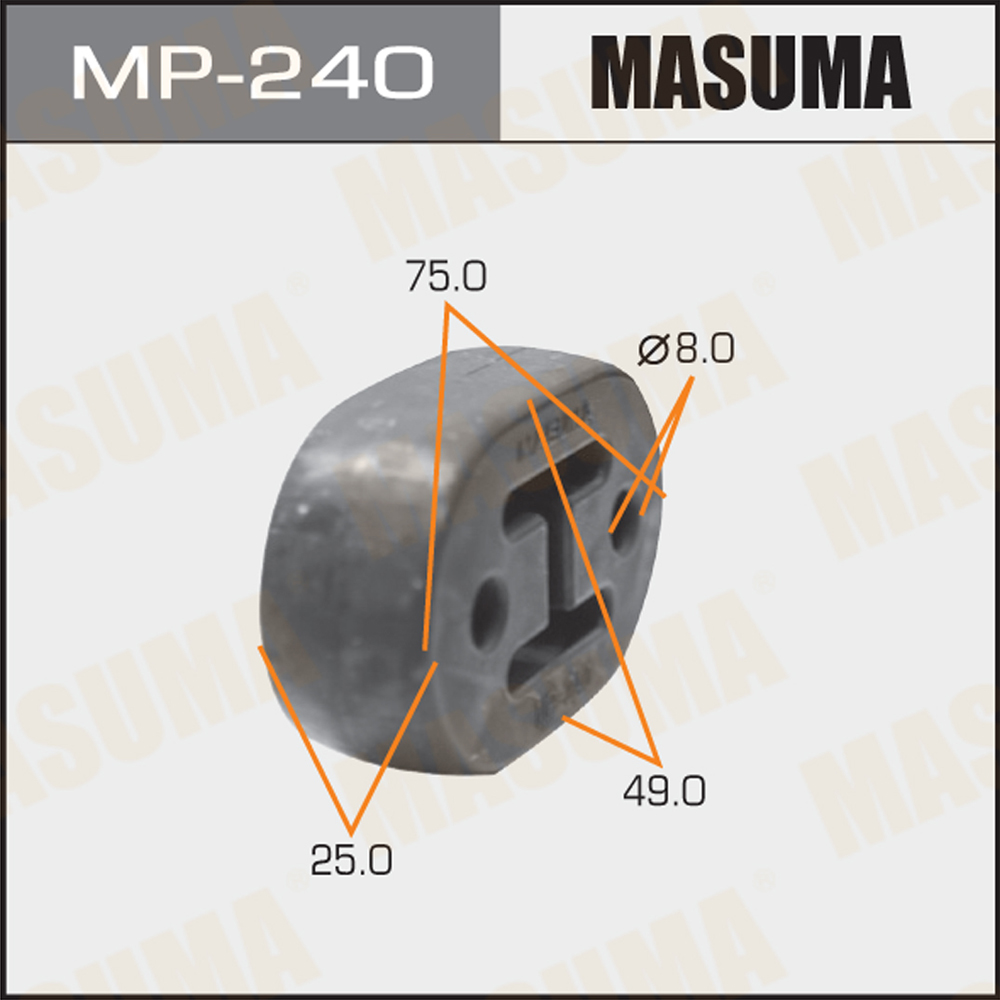 Резинка крепления глушителя Masuma