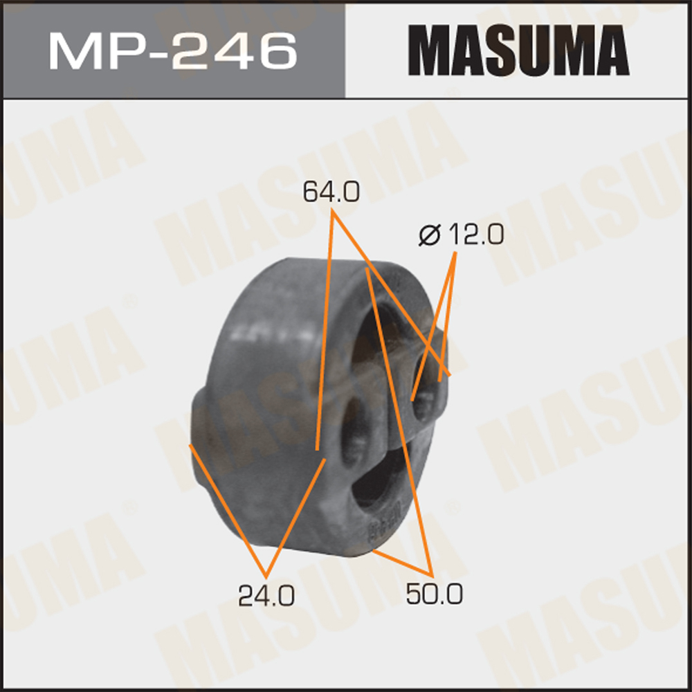 Резинка крепления глушителя Masuma