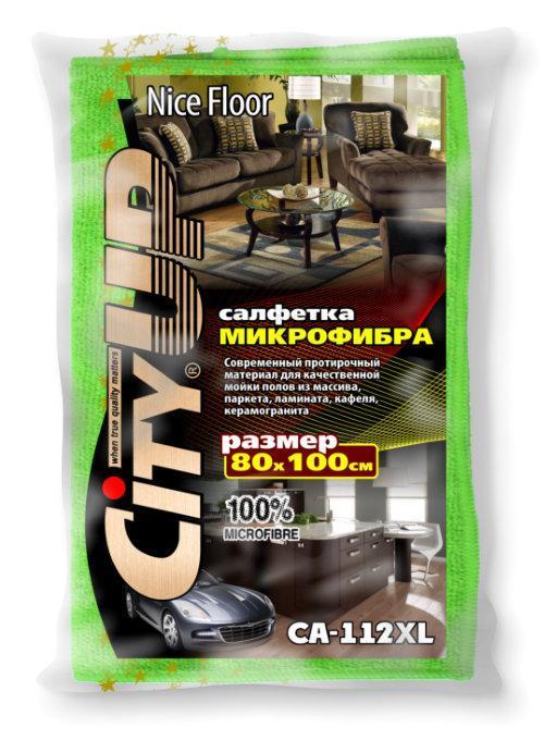 Салфетка City Up микрофибра Nice Floor протирочная 80 х 100 см
