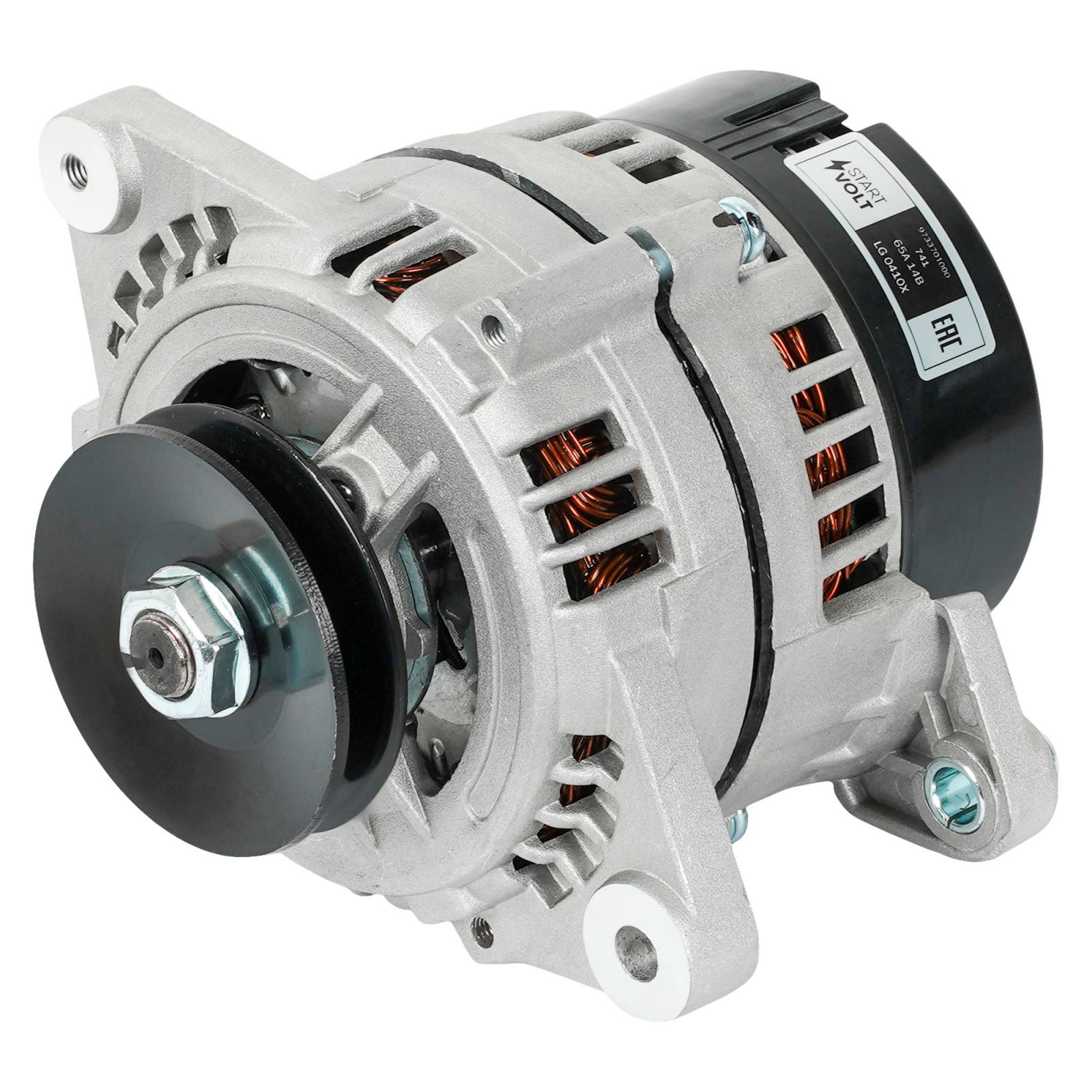 Генератор ZAZ Sens 02-, Таврия 1102 клин. шкив 1.3i 65A StartVolt