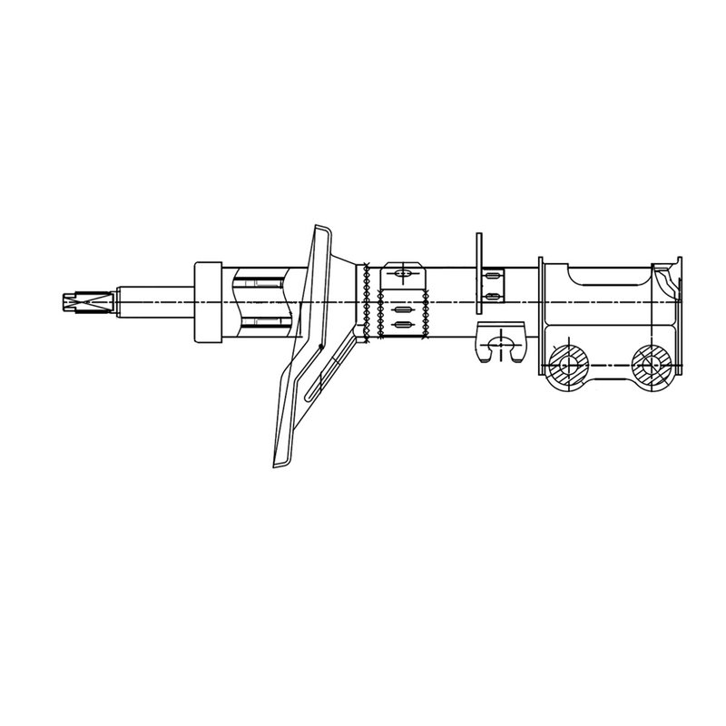 Амортизатор KIA Spectra, Sephia, Shuma 1996-2001 пер.лев.масл. \ GY1410O (CYKK-421-O)