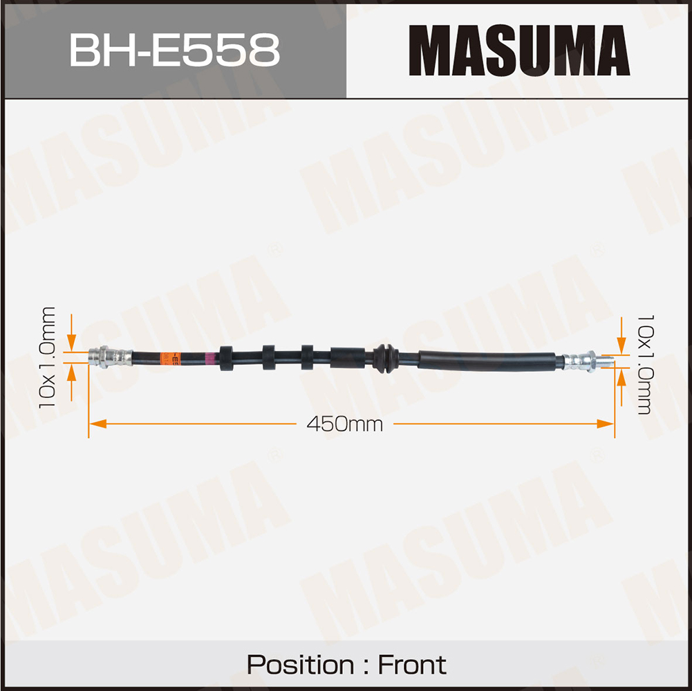 Шланг тормозной LR- /front/ FREELANDER 06-14 Masuma