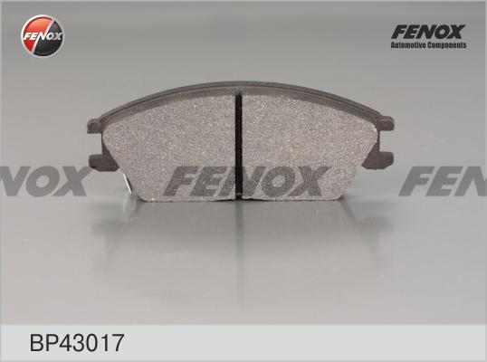 Колодки тормозные Hyundai Accent (ТагАЗ), Getz 02- передние \ FENOX BP43017