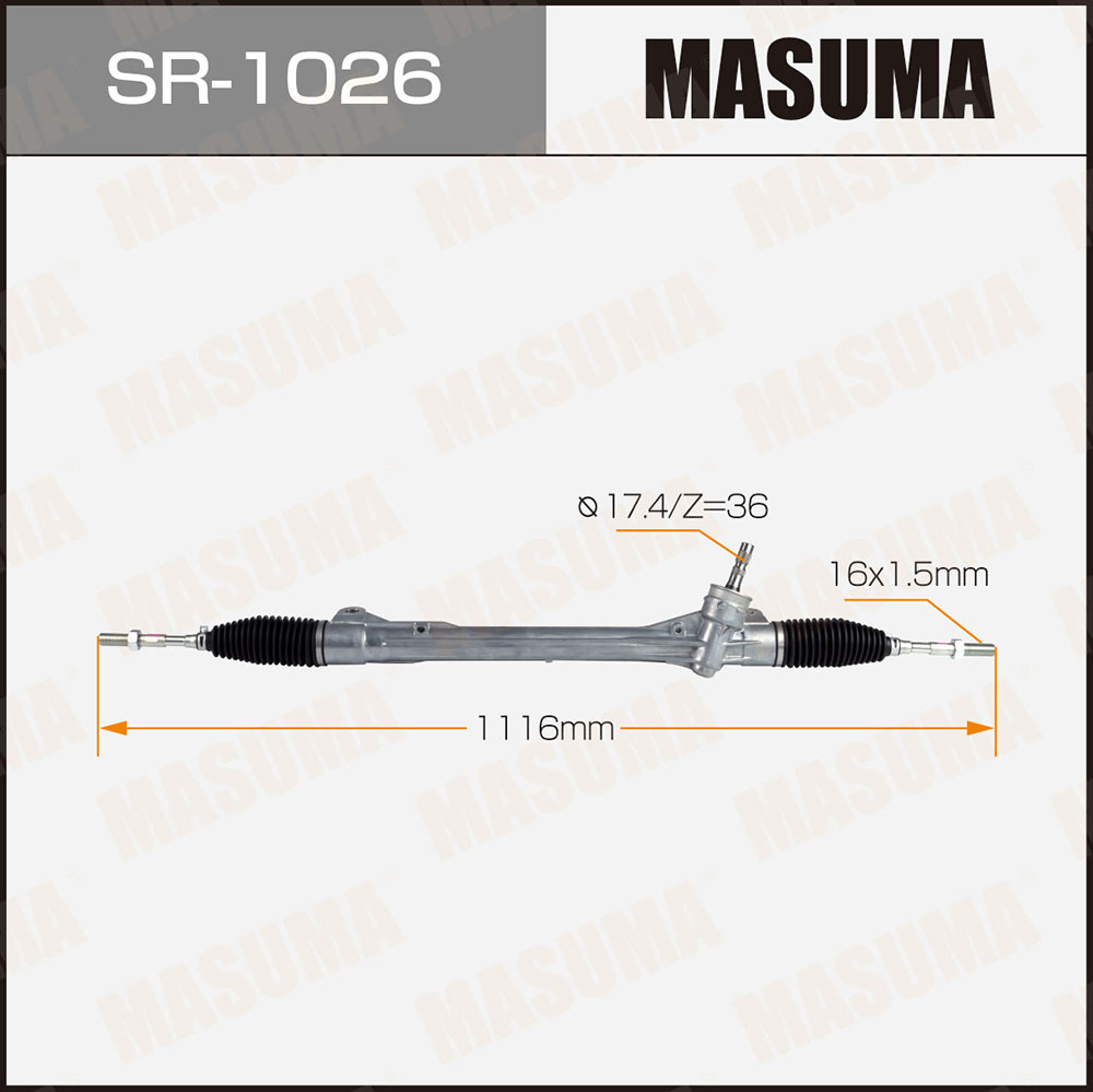Рейка рулевая Toyota RAV4 (A40) 12-19, Lexus NX 14- Masuma