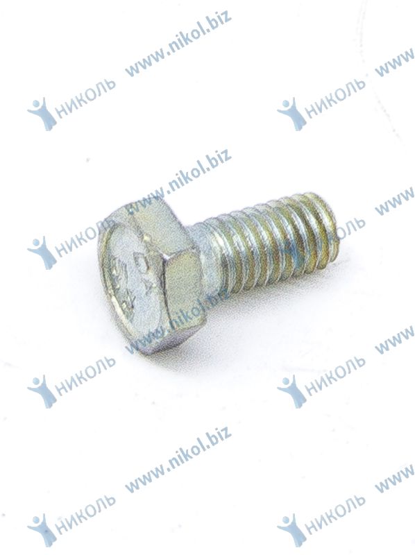 Болт М6*12 с шестигранной головкой (крат_уп_10шт)
