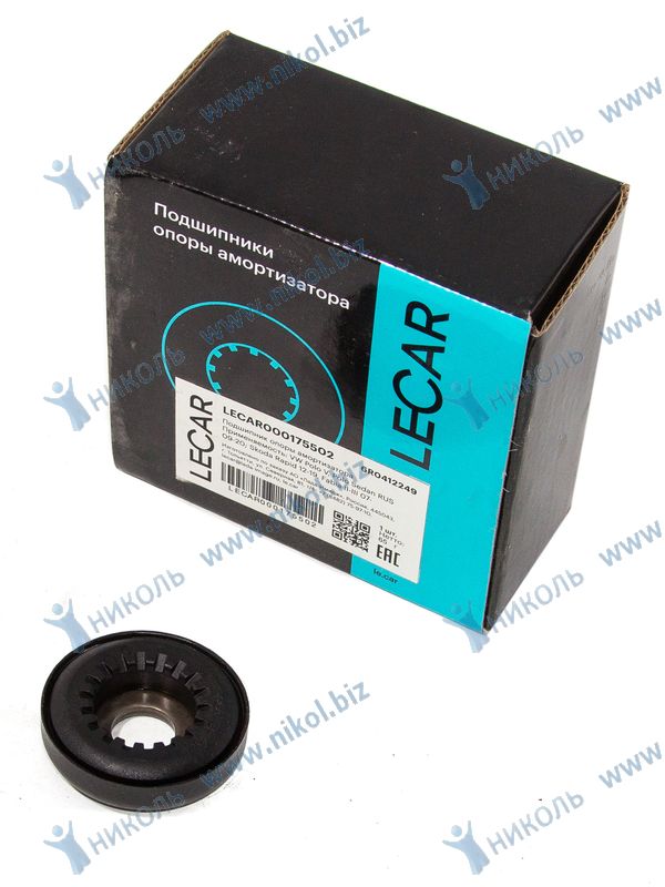 Подшипник опоры передней стойки VW Polo V, Polo Sedan RUS, Skoda Rapid, Fabia II-III LECAR