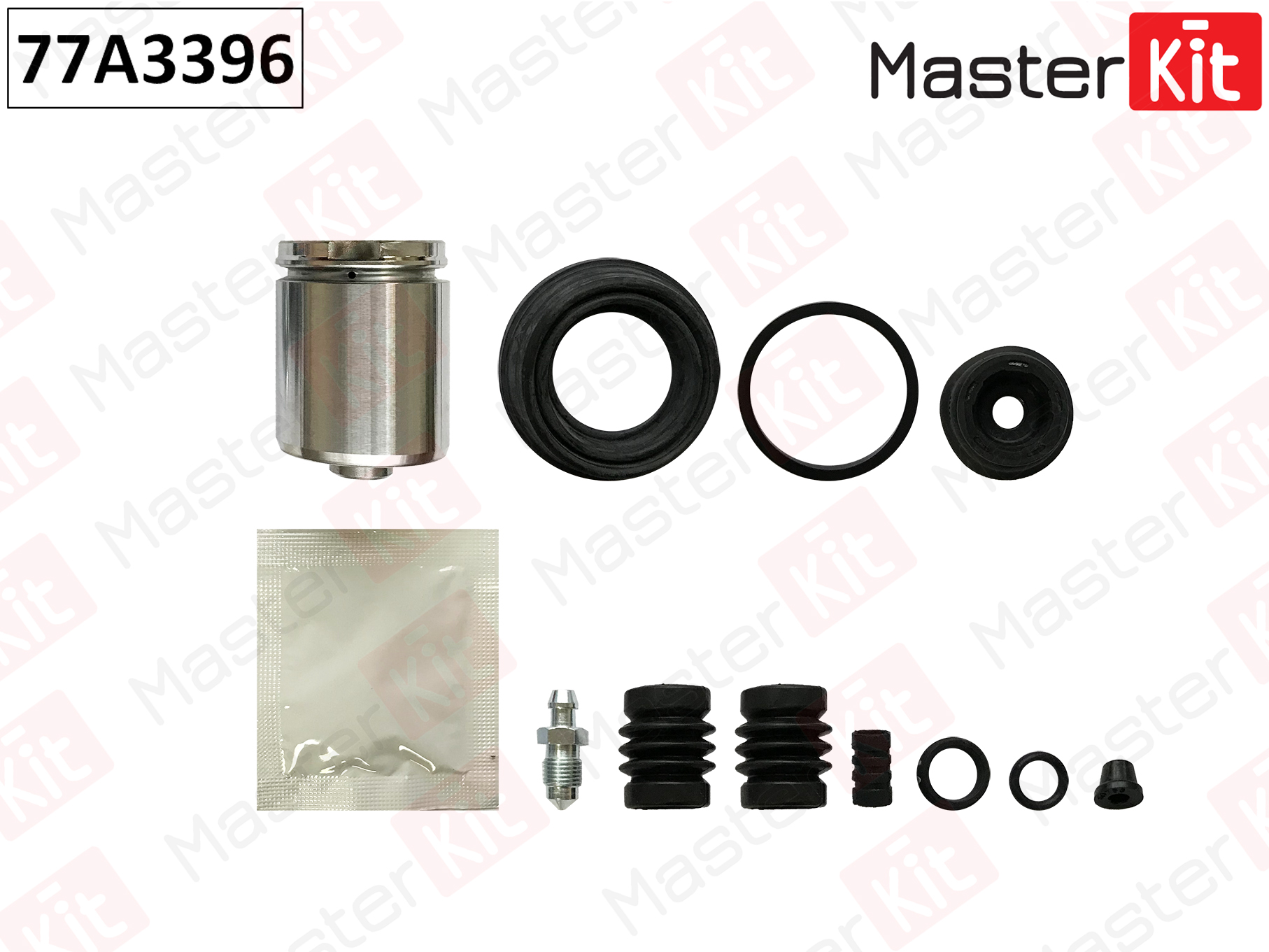 Ремк-т суппорта MASTERKIT + поршень с механизмом задний OPEL ASTRA J 12-09->