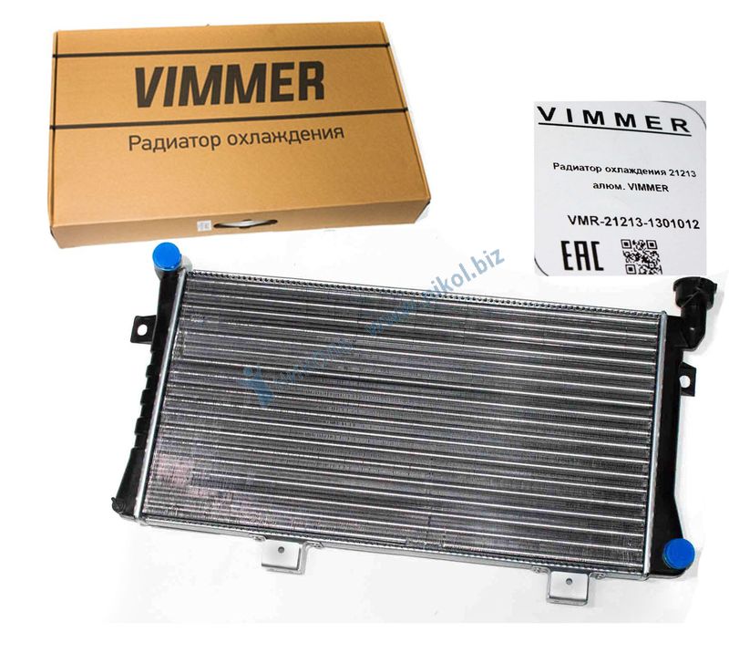Радиатор охлаждения ВАЗ 21213 алюминий VIMMER Эконом