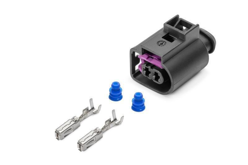 Разъем 4D0971992 (2pin) 2 контакта генератора, звукового сигнала для Seat, Skoda, Volkswagen.