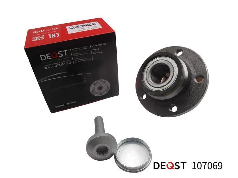 Ступица VAG Octavia 04-, Yeti 09-, Golf 05-, Jetta 05-, Passat (B6) 05-, Tiguan 08- задняя \ DEQST 107069