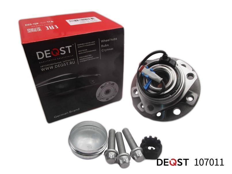 Ступица Opel Astra H 04-10, Zafira B 05- передняя в сборе 5 отверстий \ DEQST 107011