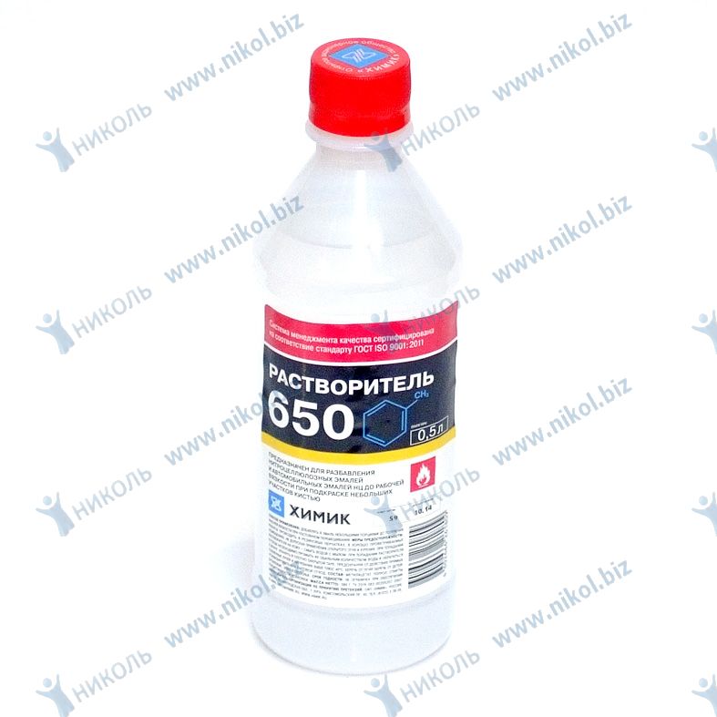 Растворитель 650 ХИМИК (0,5л)