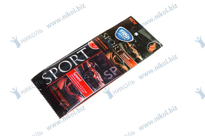 Освежитель подвесной Air Fresh SPORT Speed (картон)