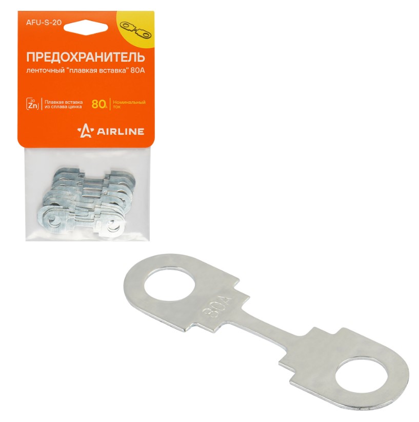 Предохранитель ленточный плавкая вставка 80 А Airline