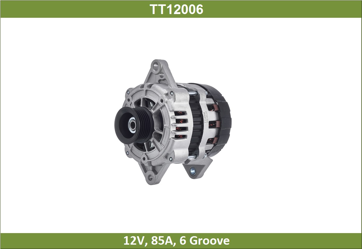 Генератор Chevrolet Aveo 02-, Lacetti 04- (85A) 6-Groove; w/3 pin VR Tesla Technics