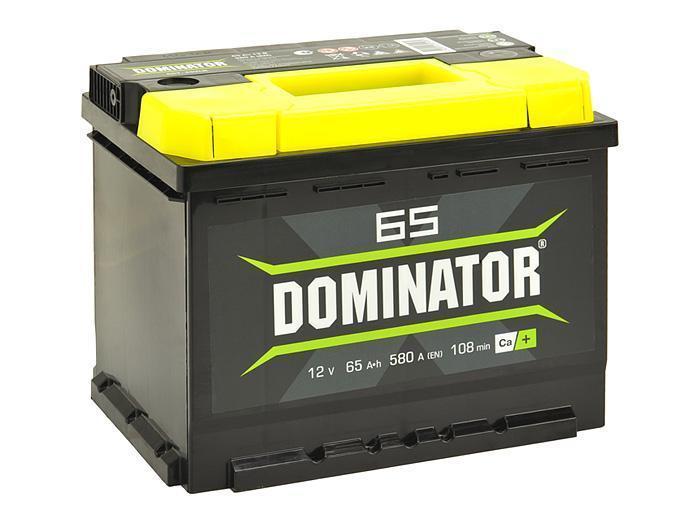 Аккумулятор 65 А/ч прямая полярность Dominator ток 630 А 242x175x190 6CT65VL_Уценка_07.2024 года выпуска
