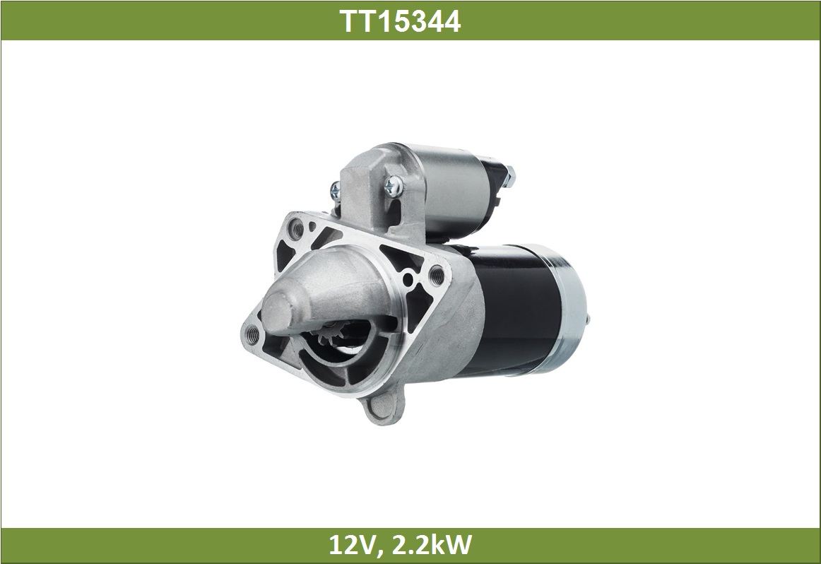 Стартер Nissan X-Trail 2.0 DCi 2.2kW; 11z Tesla Technics (исполнение MITSUBISHI)