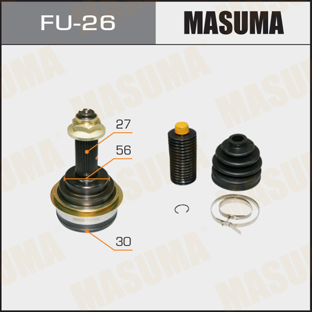 ШРУС наружный для а/м Subaru Forester (SF) 96-, Impeza 92- 30x56x27 Masuma
