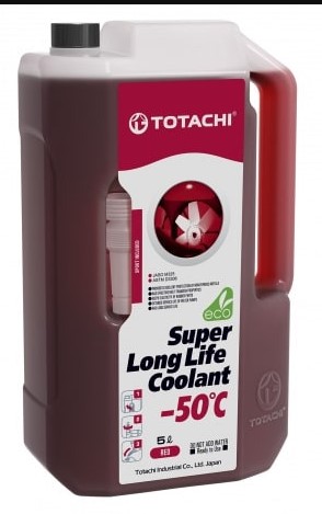 Антифриз TOTACHI SUPER LLC RED -50 C красный 5 кг