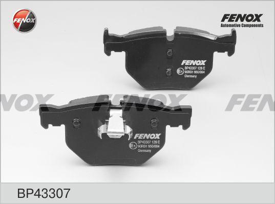 Колодки тормозные BMW 3 (E90-E93) 05-, X1 (E84) 09- задние \ FENOX BP43307