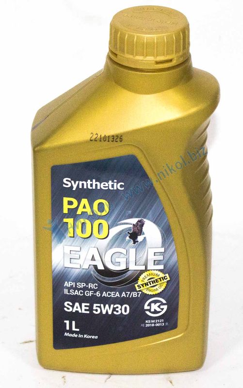 Масло EAGLE PAO-100 5W30 SP (1л) c РАСПРОДАЖА!