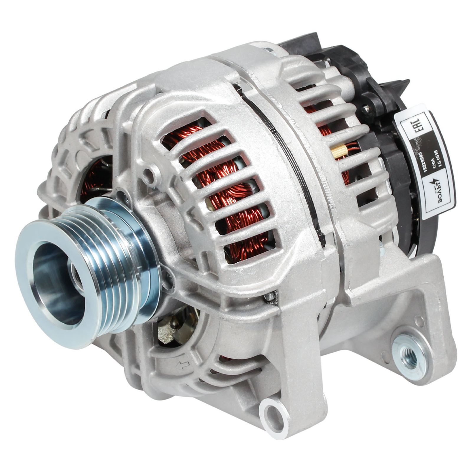 Генератор Opel Astra H 04-, Zafira B 05- 1.6-1.8 120 A н/образца StartVolt
