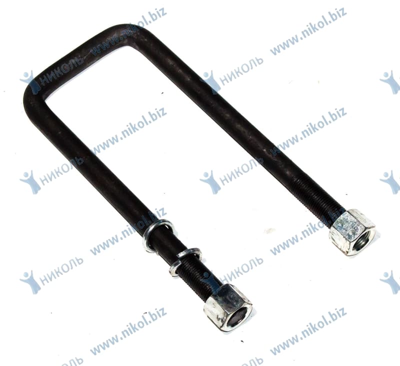Стремянка рессор ГАЗ-3302 в сб L-210мм черная