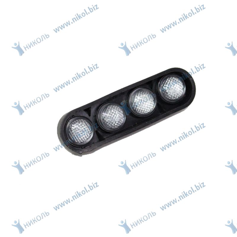 Набор болтов номерного знака (катафот) белый (к-т=4шт)