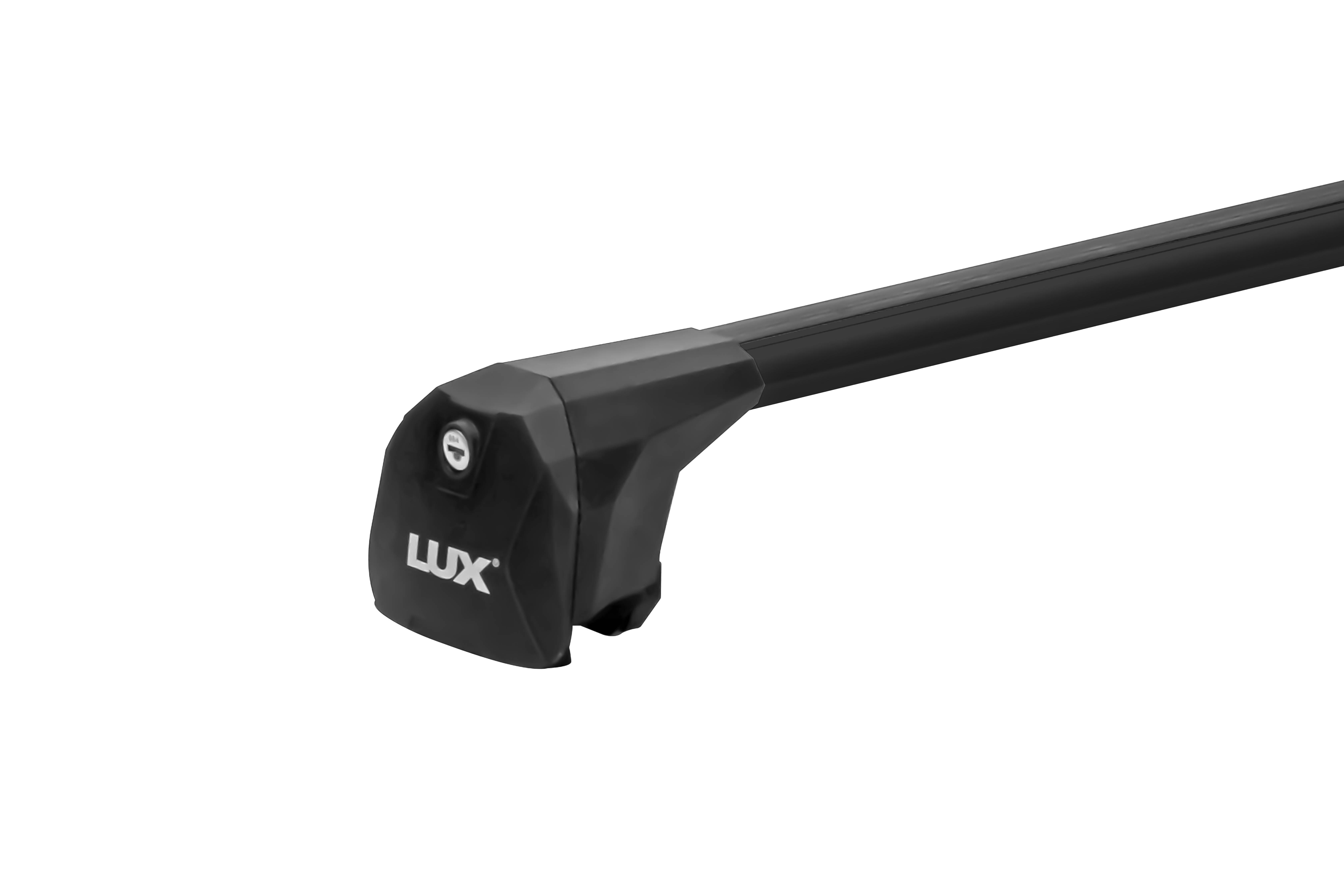 Багажная система Lux Scout с интегрированными рейлингами дуги черные L=110 см 