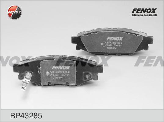 Колодки тормозные Subaru Forester 07-19, Impreza 07-, Outback 04-, XV 12-17 задние \ FENOX BP43285