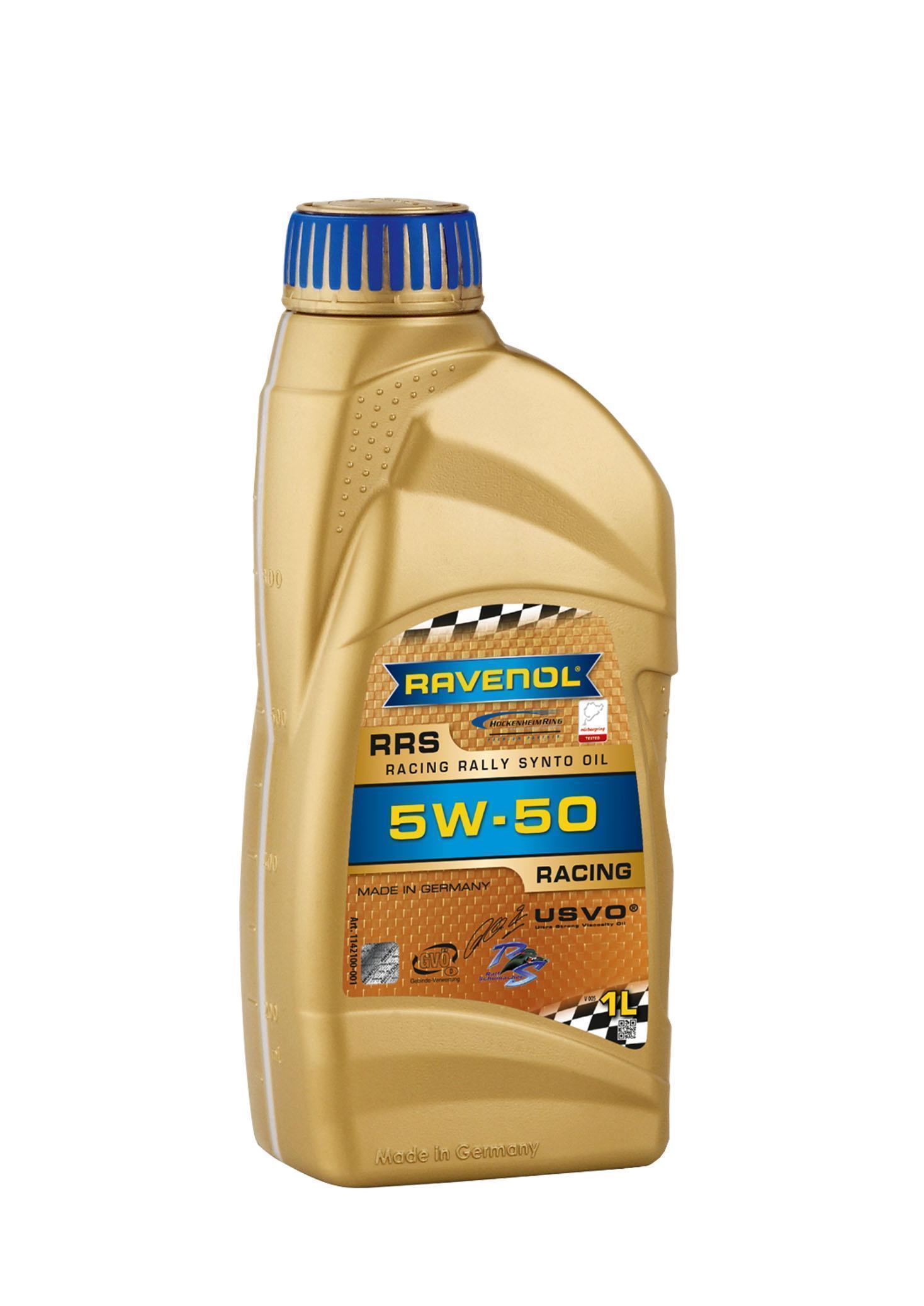 Масло моторное Ravenol 5W-50 RRS гоночное синтетическое 1л 4014835726918 / 5W50