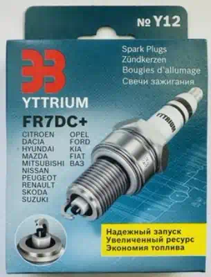 Свечи ЭЗ YTTRIUM FR7DC+ Largus, Audi, Chery, Chevrolet, KIA, Hyundai, Opel, Mitsubushi (4шт) Энгельс