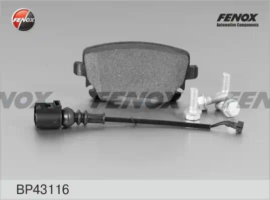 Колодки тормозные VW Transporter V 03-, Multivan V 03- задние \ FENOX BP43116