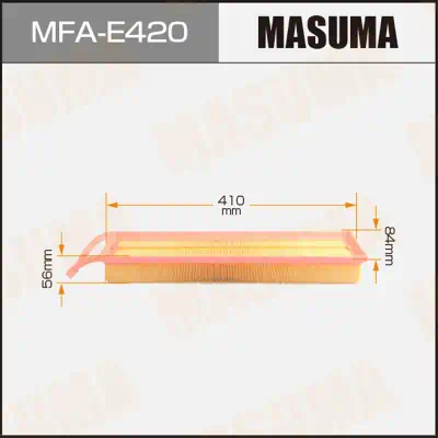 Фильтр воздушный Peugeot 207 06-, 208 12-, 308 07-, 408 12-; Citroen C3 09-, C4 09-, DS4 11- MASUM