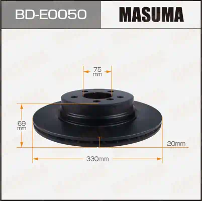 Диск тормозной BMW 5 (F10) 09-16 задний Masuma